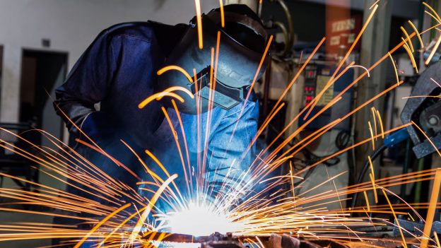 image of man welding